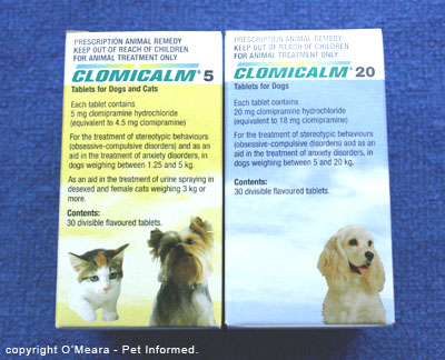 Clomipramine or Clomicalm is a drug commonly used to calm stressed and anxious pets. It can be used to calm an animal that is distressed by the death or euthanasia of another pet.